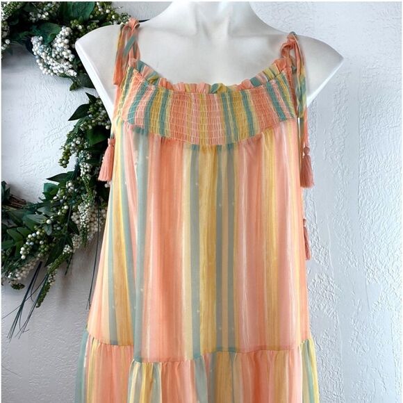 Grace and Karma multi color maxi dress size medium - Picture 2 of 6